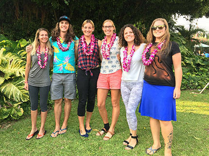 Coral Management Fellows 2016-2018, at fellowship training in Kona, Hawai'i